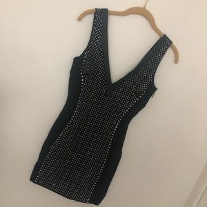 Bebe Rhinestone Dress